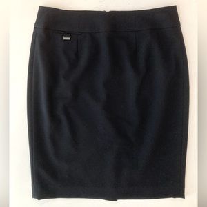 Like-New Black Calvin Klein suit (pencil) skirt in size 2P